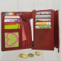 Preview: Vintage Pedro Portemonnaie Used Look red devel Hand Made Design